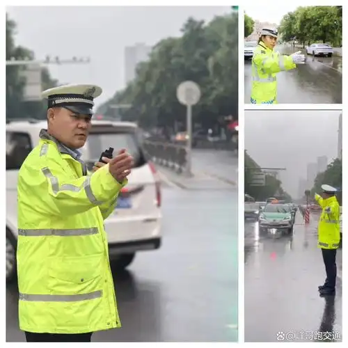 暴雨来袭,河南公安警急守护