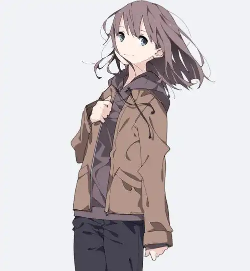 二次元大长腿美少女活泼开朗,自信满满的女生真好