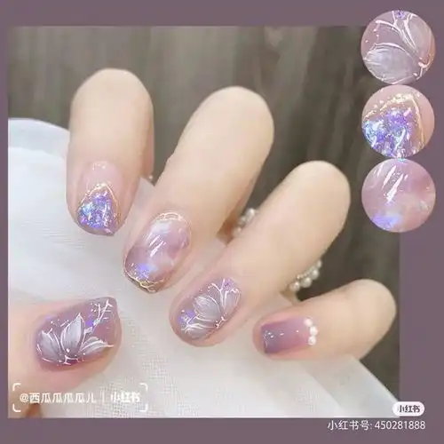 16款超仙美甲合集,这才是小仙女该拥有的手