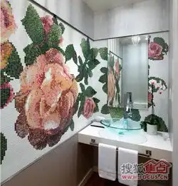 精湛瓷砖拼贴术丰富家居地面表情