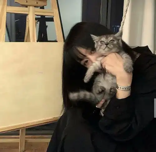 ins黑色系女头