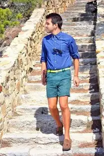 夏天型男短裤该怎么穿才不像大叔