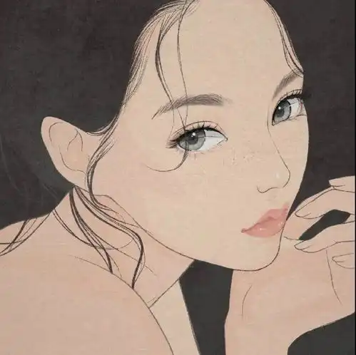 一顿暴码可盐可甜插画风头像,看完不换算我输