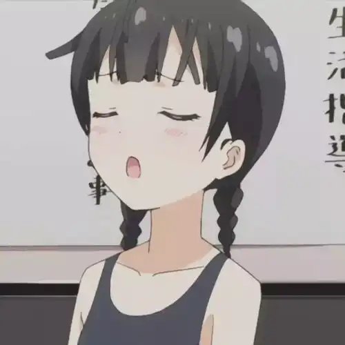 女生动漫头像那女孩对我说