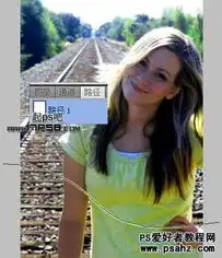 ps美女图片处理教程给漂亮的美女写真照加上好看的光线效果3