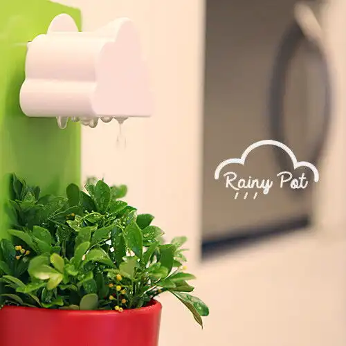 云朵花盆rainypot壁挂式花盆盆栽创意生日礼堆糖,美好生活研究所
