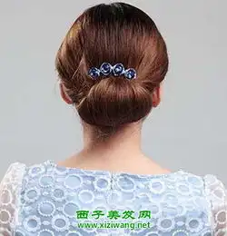 中年女性头发少如何盘发好看