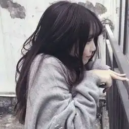 韩系长头发女生头像
