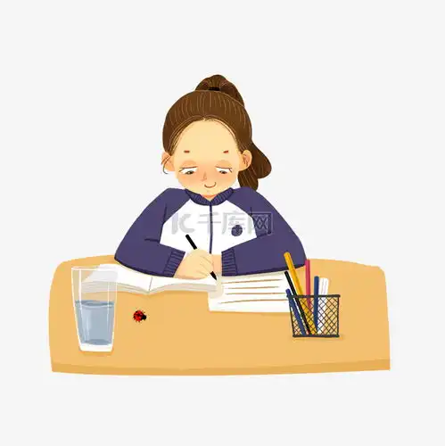 正在学习写作业的学生素材图片免费下载千库网