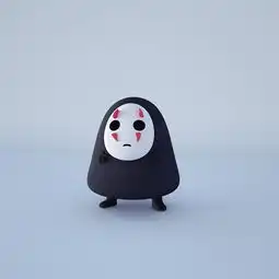 千与千寻无脸男q版3维
