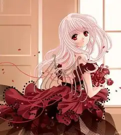 求银发红瞳和红发红瞳的少女图