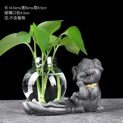 水培花盆花瓶花器玻璃绿萝睡莲碗莲钱铜草水养容器室内桌面摆件