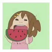 qq头像x吃西瓜了女生