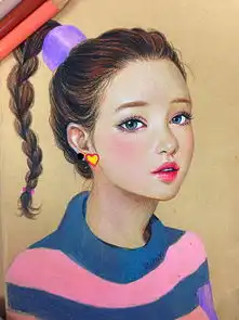 插画设计欣赏韩国zipcy美女人物插画设计作品4