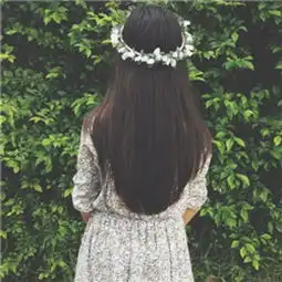 唯美女神背影女头