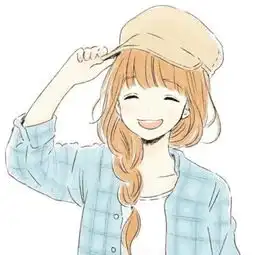 有没有像这种眯着眼笑的动漫女孩头像