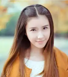 女学生长发中分扎发发型适合学生扎的发型发型师姐