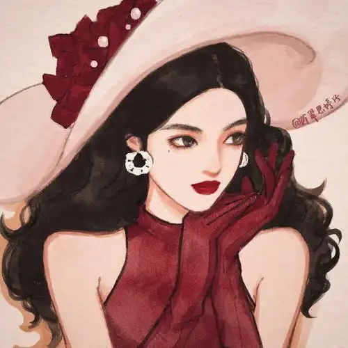 超酷女生头像,这画风爱了爱了