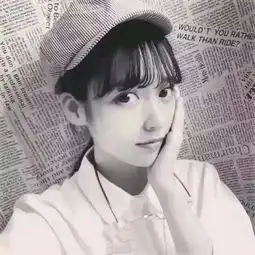 黑白头像在灰色中分辨黑白