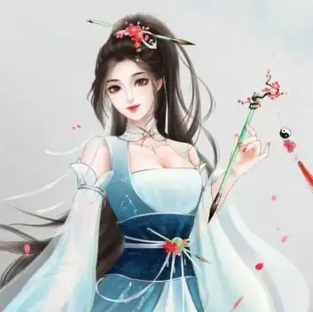 古风女生头像和你一起喝咖啡时,我从来不放糖,因为你,糖分超标