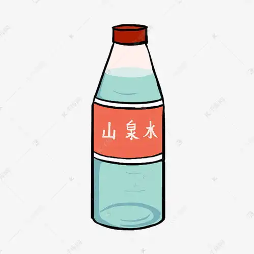 夏季手绘卡通矿泉水素材图片免费下载千库网