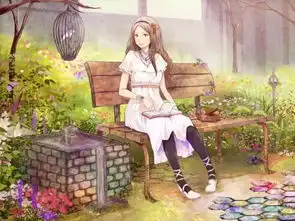公园长椅二次元情侣美美的卡通插画堆糖,美好生活研究所