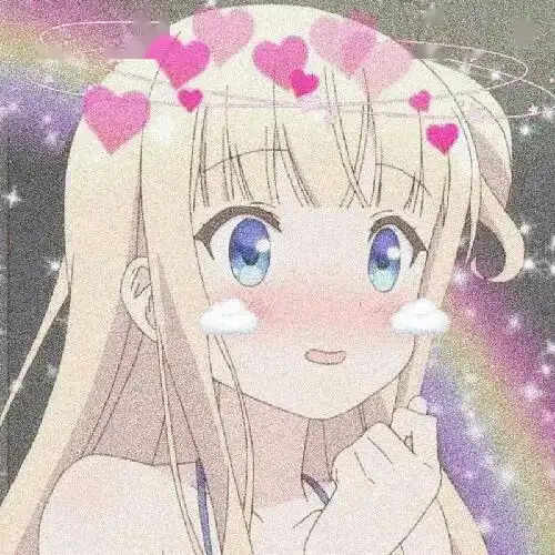超可爱卡通动漫女生头像卡通头像女生唯美可爱