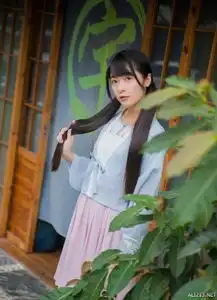 不止cos游戏角色好看二次元美少女徐娇汉服照更美