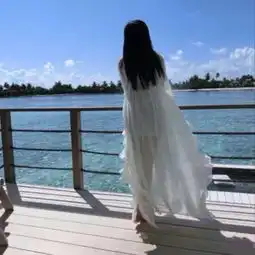 文艺范小清新女生背影头像