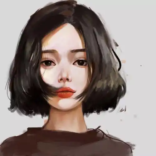 头像剪成短发,做回酷girl