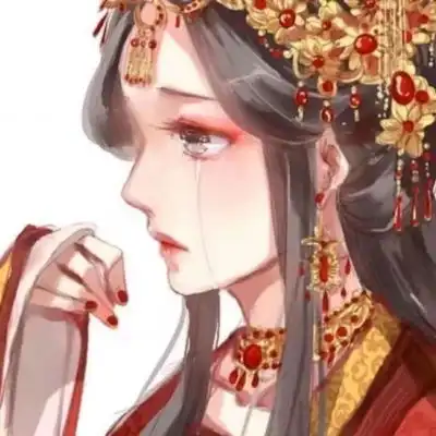 红衣古风女头像.岁月静好,我只女生头像我要个性网