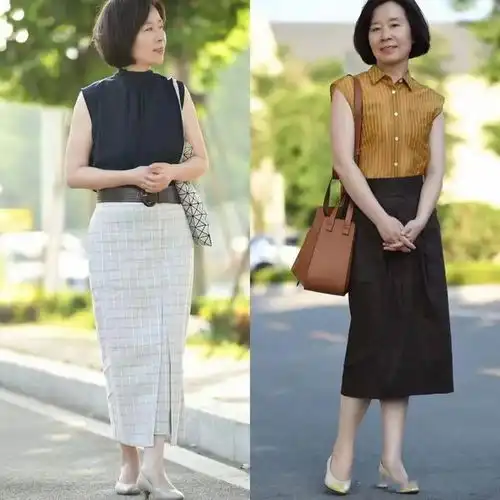为什么说中年女人,穿衣不紧身配色不花哨更气质看完示范就懂
