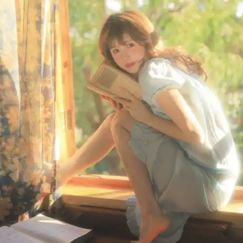 头像蓝色系女头像2