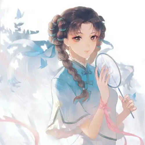 动漫女头古风系女生头像