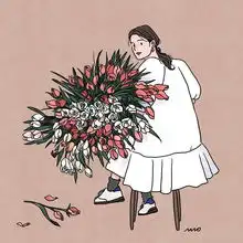 花艺师专属头像,你认真的样子真美