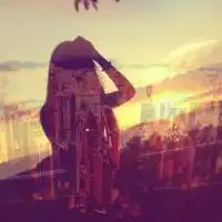 唯美虚幻女生头像虚幻的女生影子