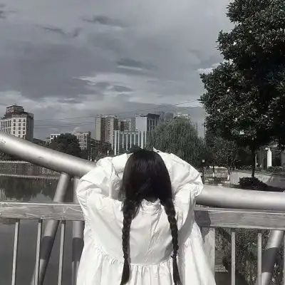 女生背影风景头像小清新,对你说的情话我全都收回