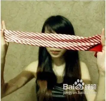 日系潮妞丝巾绑发diy