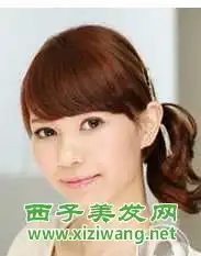 淑女发型扎发步骤,唯美的气质淑女发型