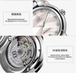 依波路女士手表传奇系列瑞士机械女表gs1856e421wh