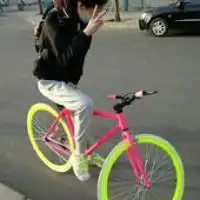 qq头像fixedgear,原宿飞死自行车女生原宿第2页