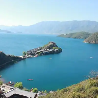 2020年唯美风景头像,云南优美的泸沽湖风景图片