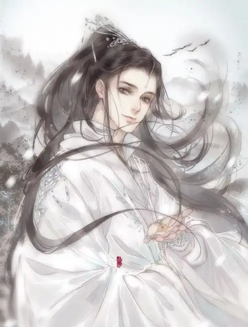 超妖孽的古风动漫美男子壁纸,花香如故,独留一首半情歌