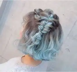 为什么要染头发因为扎起来真的太美了