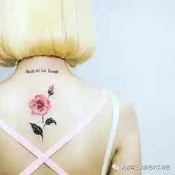 女生的小清新纹身,就该这样做