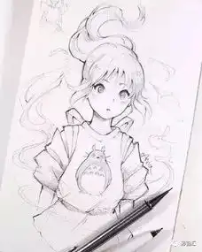 200例美少女板绘线稿素材拿走不谢绘画小白收藏这篇就够了