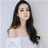一字肩女生头像