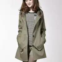 2012新款春装韩版大码长款风衣女外套8065参团八折送丝巾