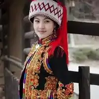 少数民族哈尼族美女高清头像
