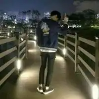 男生背影头像晚上高清微信头像图片大全